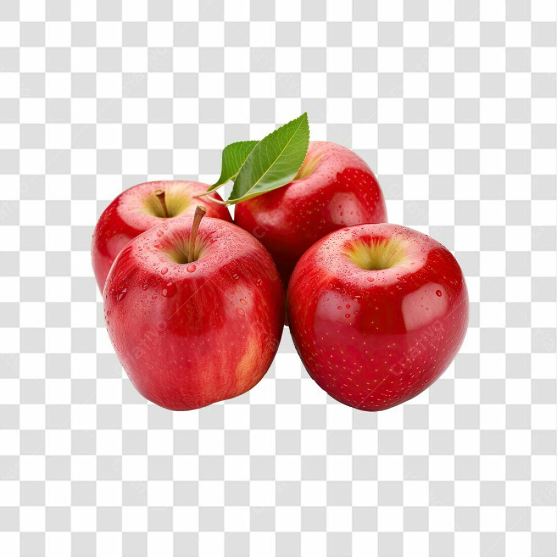 Icone Maçã Vermelha PNG com fundo transparente