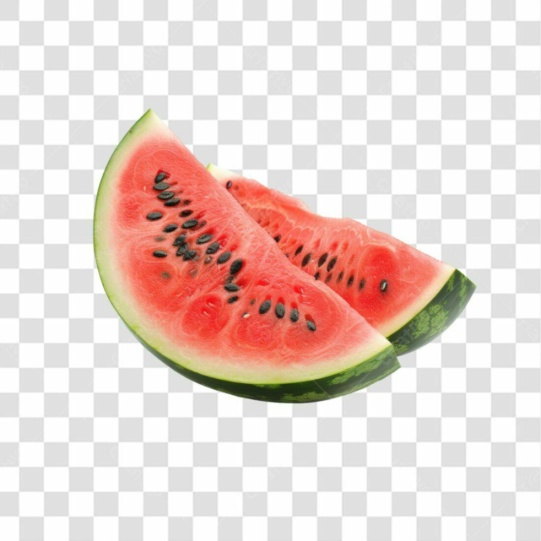 Icone Verão Fatia Melancia PNG com fundo transparente