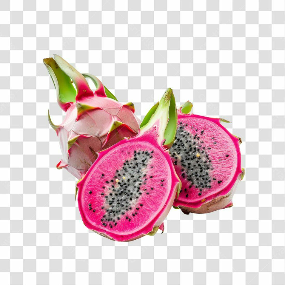 Icone Fruta Dragão PNG com fundo transparente