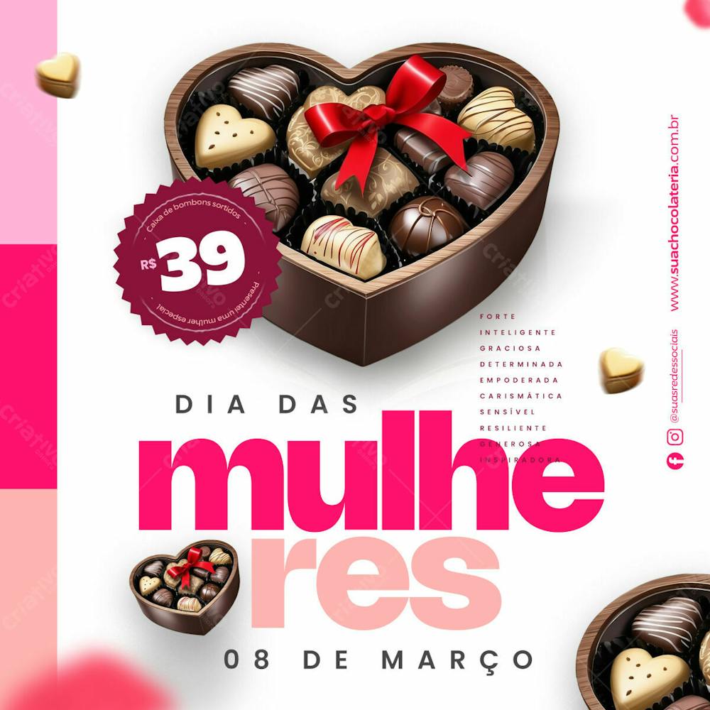 Presentei Com Caixa De Bombons