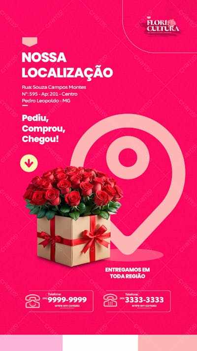 Stories   Nossa Localização