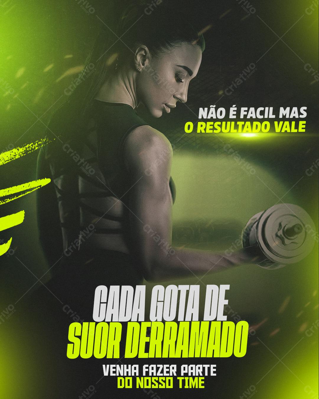 Post para Academia PSD Editável