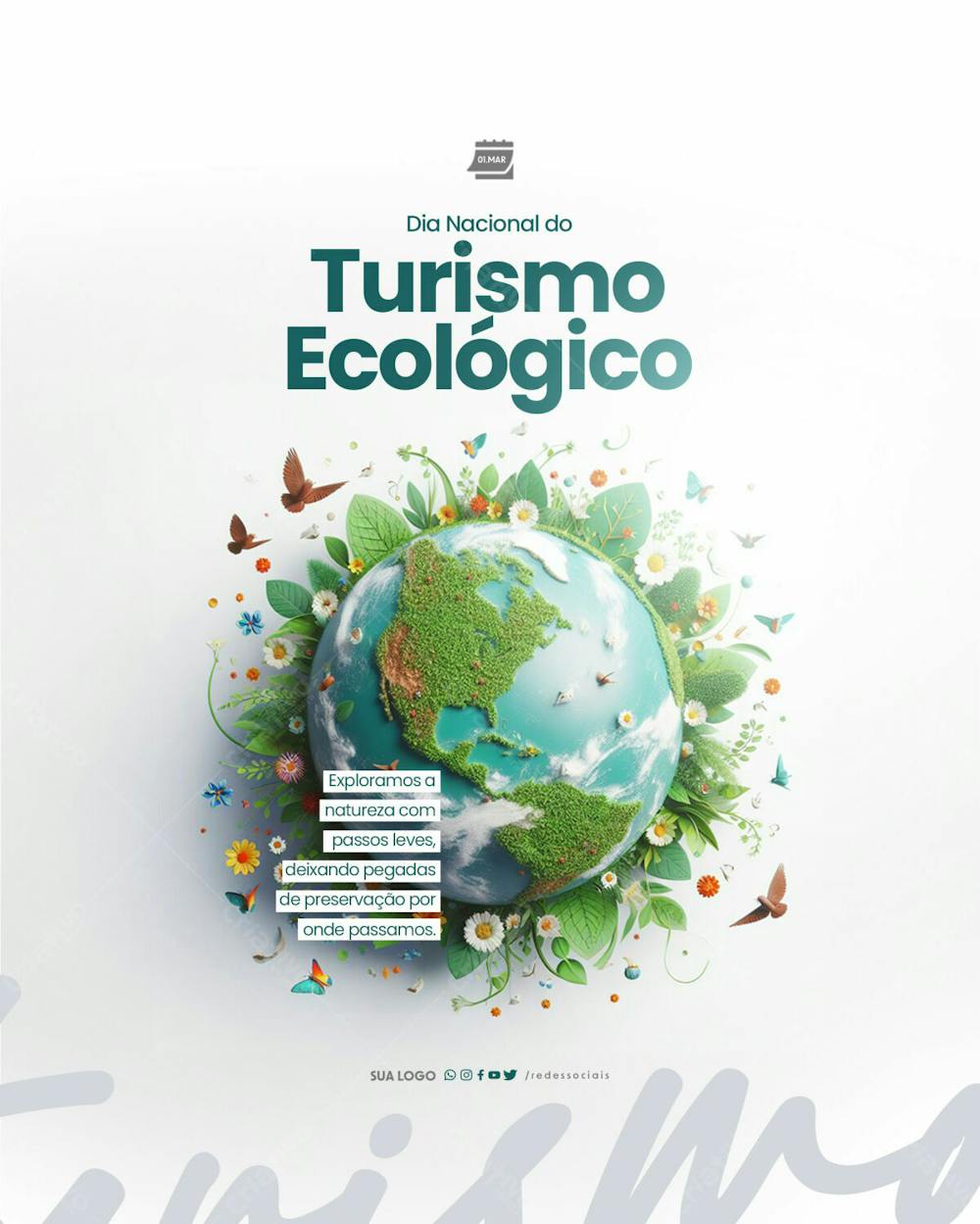 Social Media   Dia Nacional Do Turismo Ecológico   Passos Leves