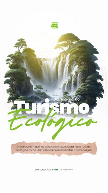 Story dia nacional do turismo ecológico aventuras conscientes