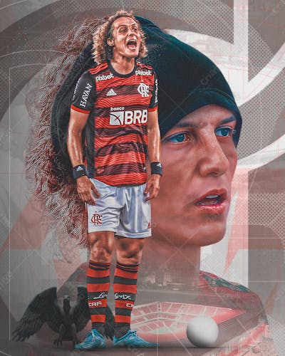 Psd Jogo Do Flamengo David Luiz  