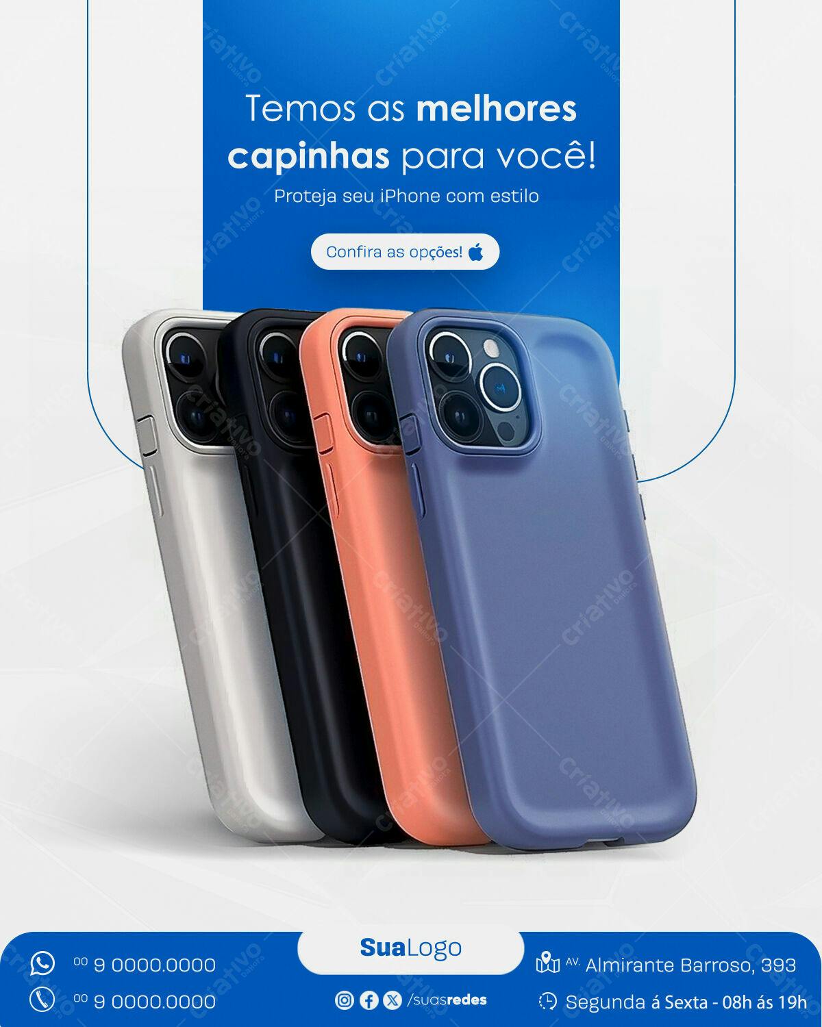 Capinhas iPhone PSD Editável