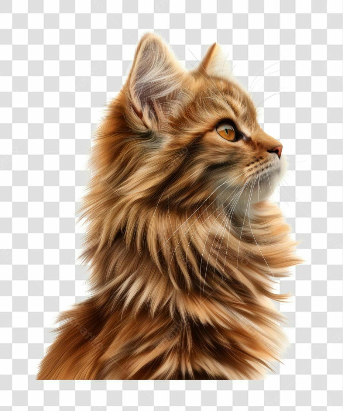 Icone Gato Vermelho PNG com fundo transparente