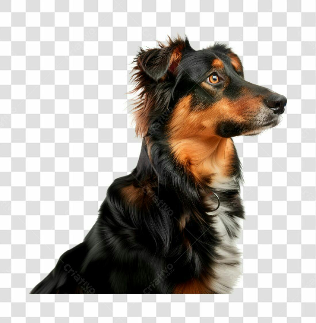 Imagem PNG Cachorro Tricolor Fundo Transparente