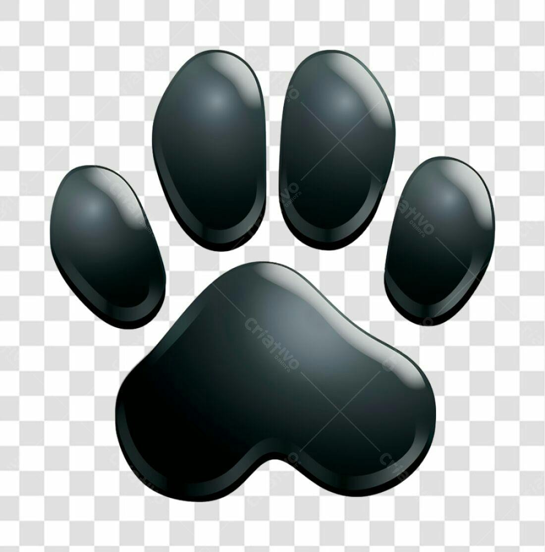 Ícone Pata de Cachorro PNG com fundo transparente