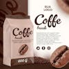 Post de social media para cafeteria café pacote embalagem