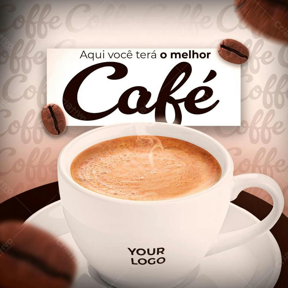 Post De Social Media Para Cafeteria 