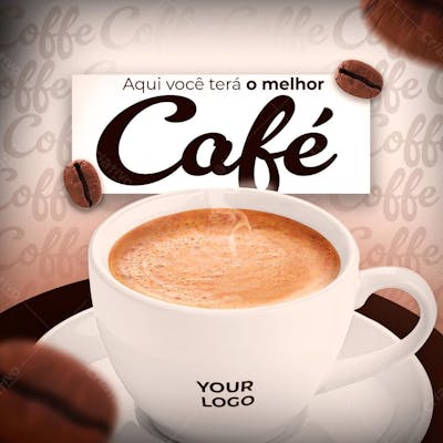 Post De Social Media Para Cafeteria 