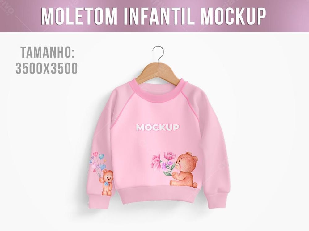 Moletom Infantil Mockup