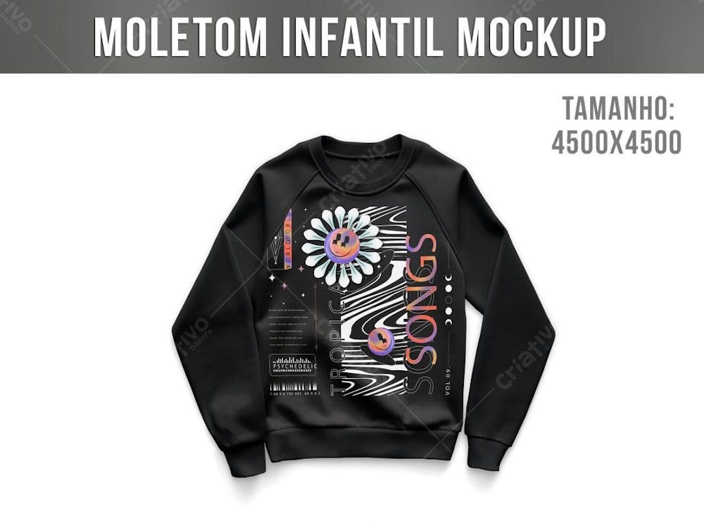 Moletom Infantil Mockup