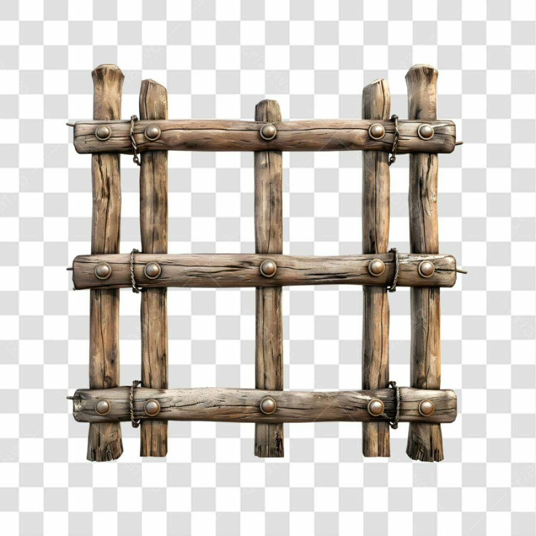 Icone Cerca de Madeira Rustica PNG com fundo transparente