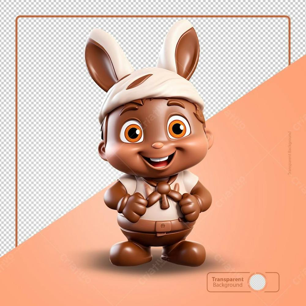 Personagem Comemore A Doçura Da Páscoa Com Este Coelhinho De Chocolate 