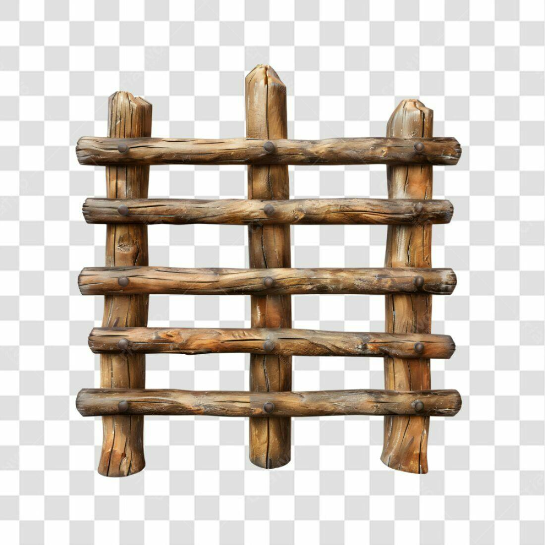 Icone Cerca de Madeira Rustica PNG com fundo transparente