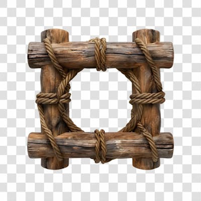 Circulo De Madeira E Corda 16