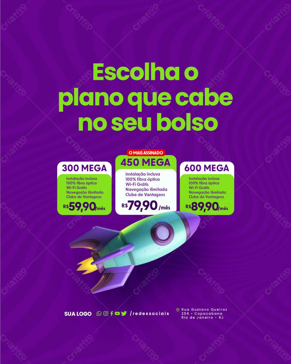 Social Media   Provedor De Internet   Escolha O Plano Que Cabe No Seu Bolso