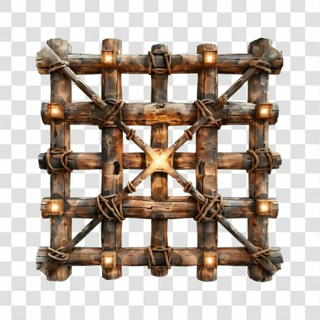 Icone Madeira Rustica PNG com fundo transparente