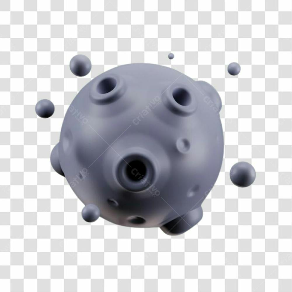 Lua 3D Png Transparente 