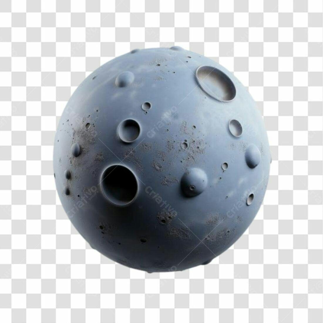 Icone Lua Cinza PNG com fundo transparente