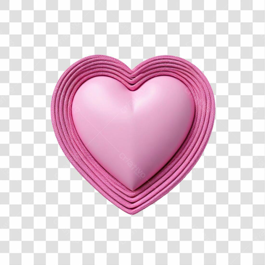 Icone Dia dos Namorados Rosa PNG com fundo transparente