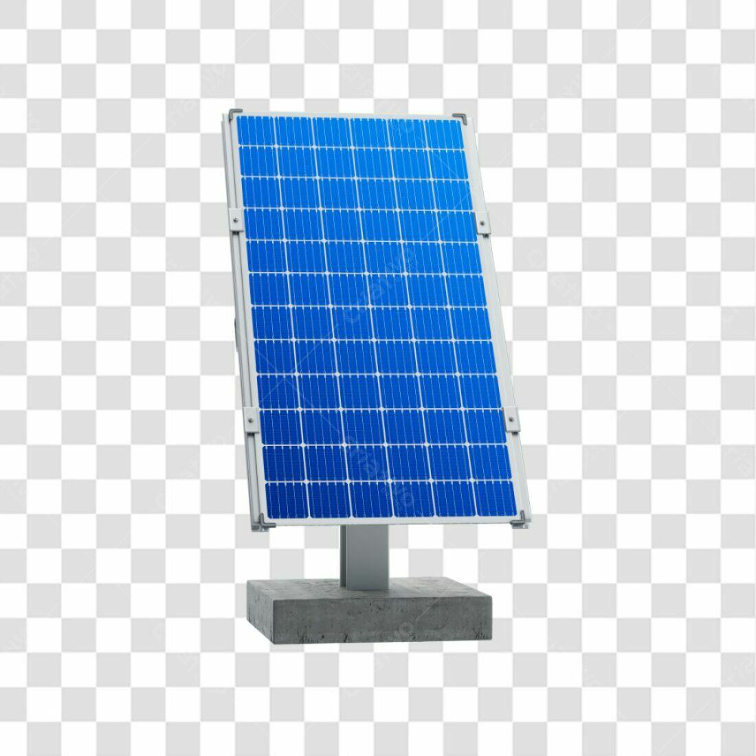 Icone Energia Solar PNG com fundo transparente