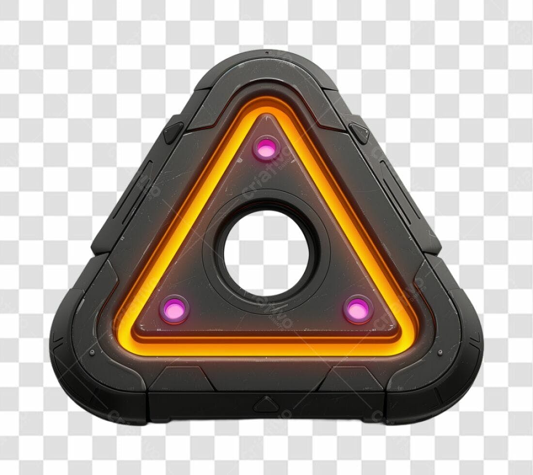 Icone Triangulo Sci-fi PNG com fundo transparente