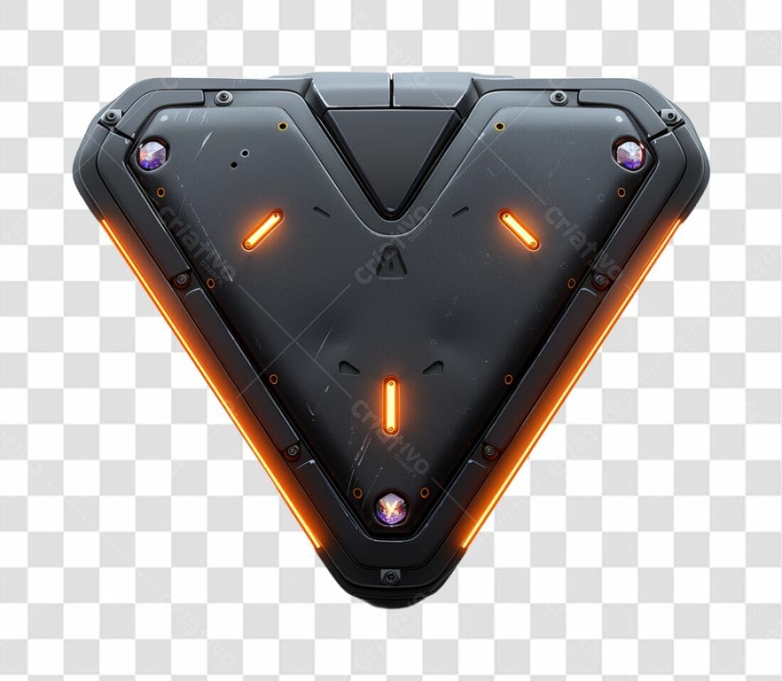 Icone Sci-fi Triangular PNG com fundo transparente