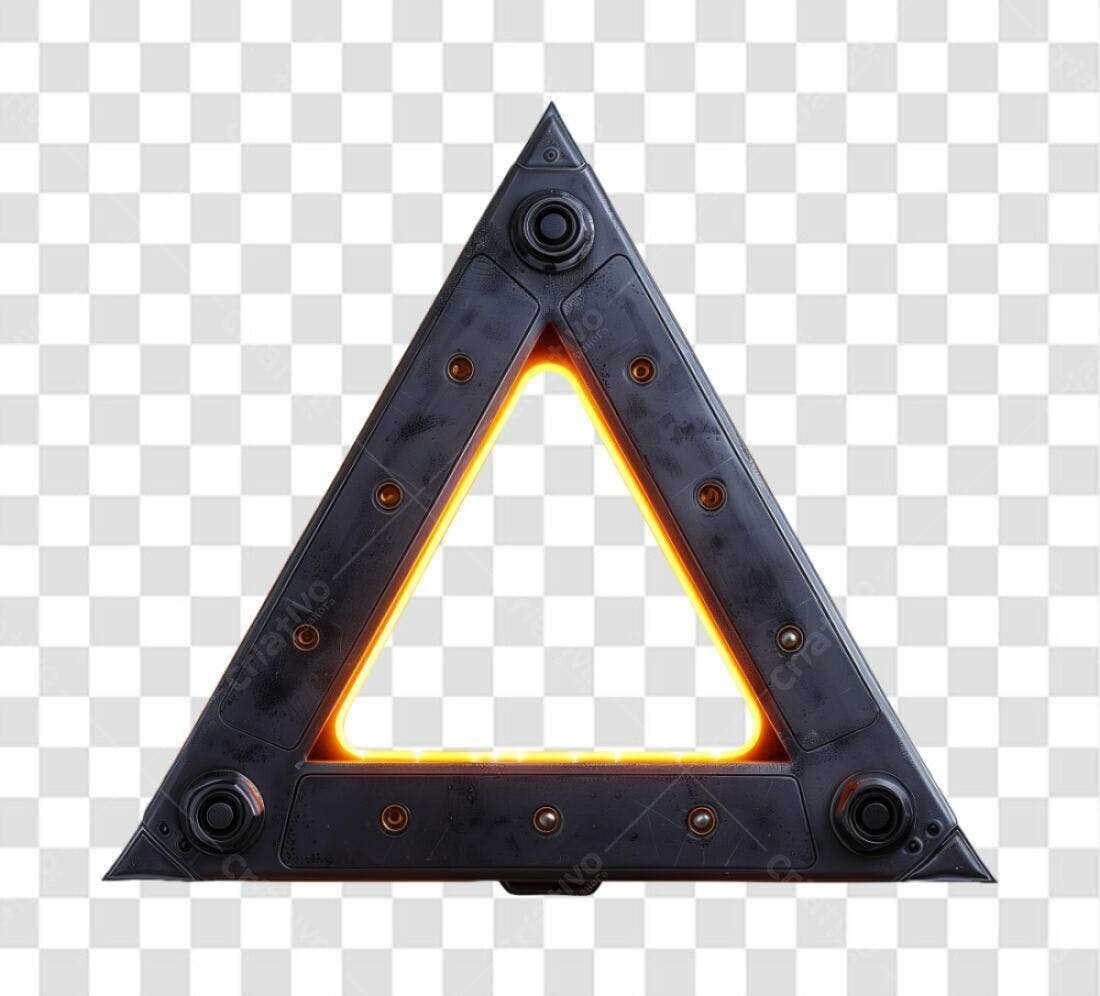 Moldura Triangular PNG com fundo transparente