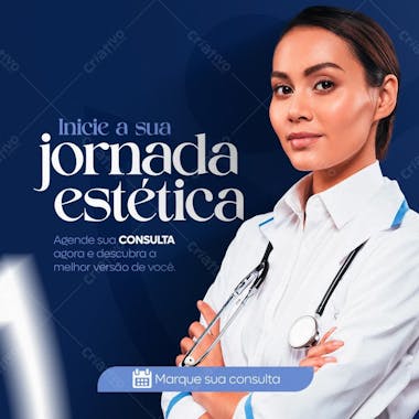 Estética dermatologia jornada feed