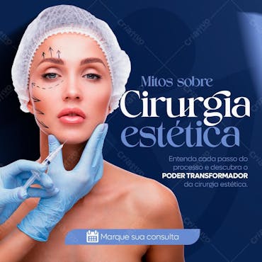 Estética dermatologista cirurgia estética feed