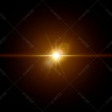 Lens flare overlay