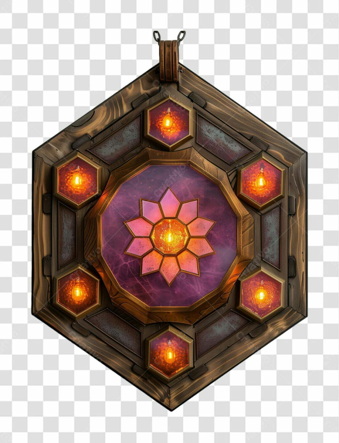 Icone Mandala Místico PNG com fundo transparente
