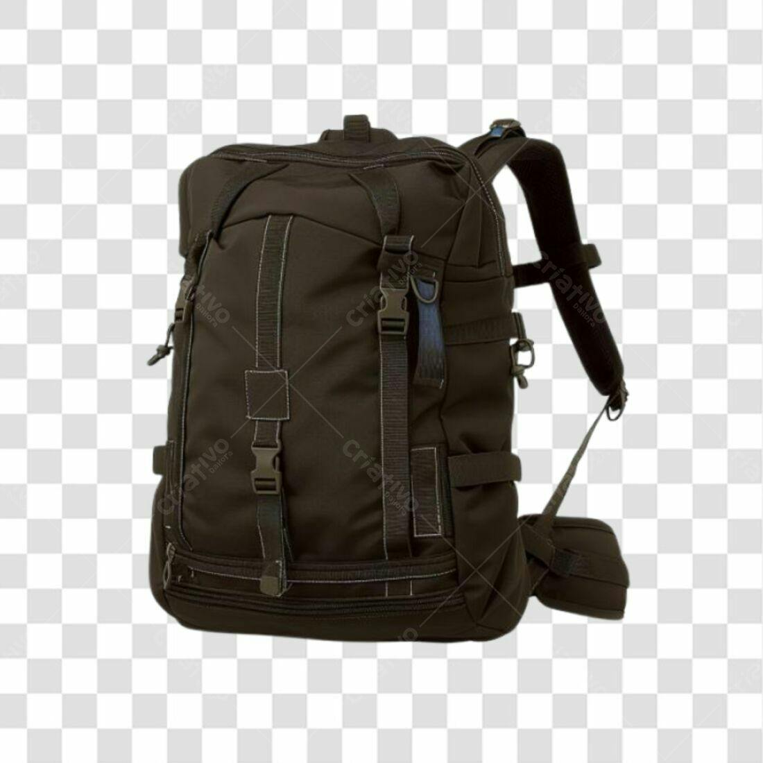 Icone Mochila Marrom PNG com fundo transparente