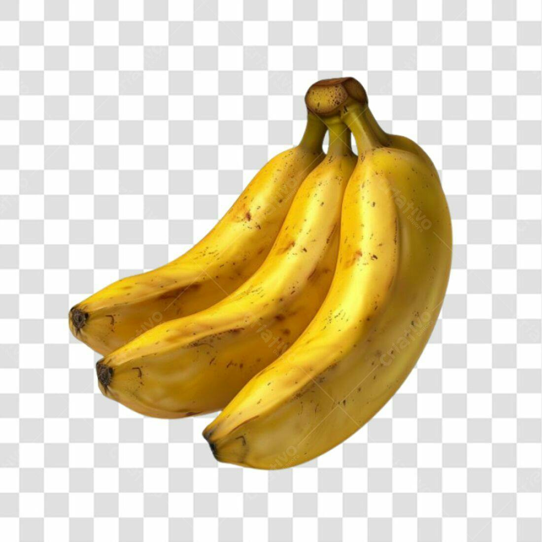 Icone de Bananas PNG com fundo transparente