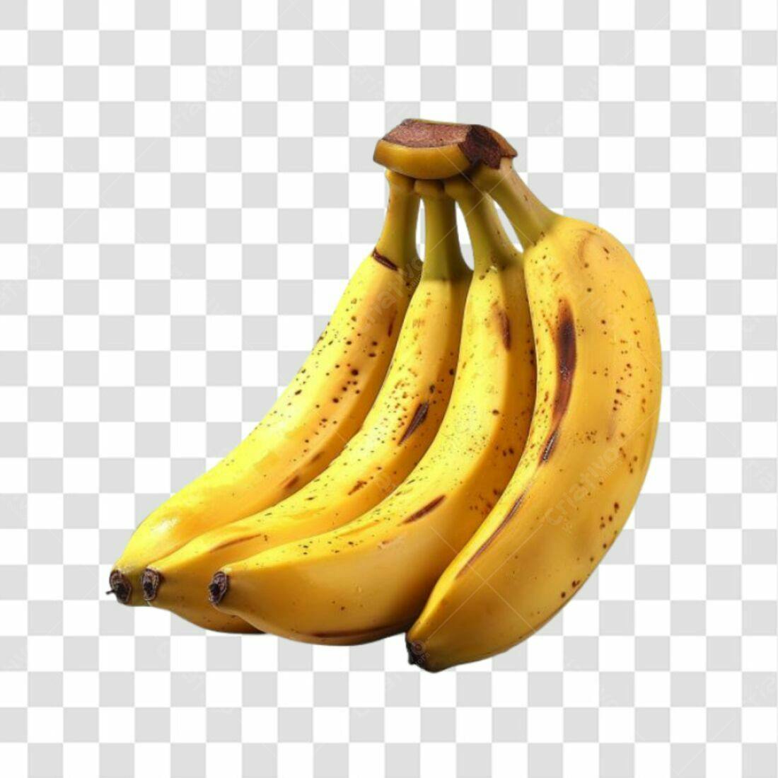 Icone de Bananas PNG com fundo transparente