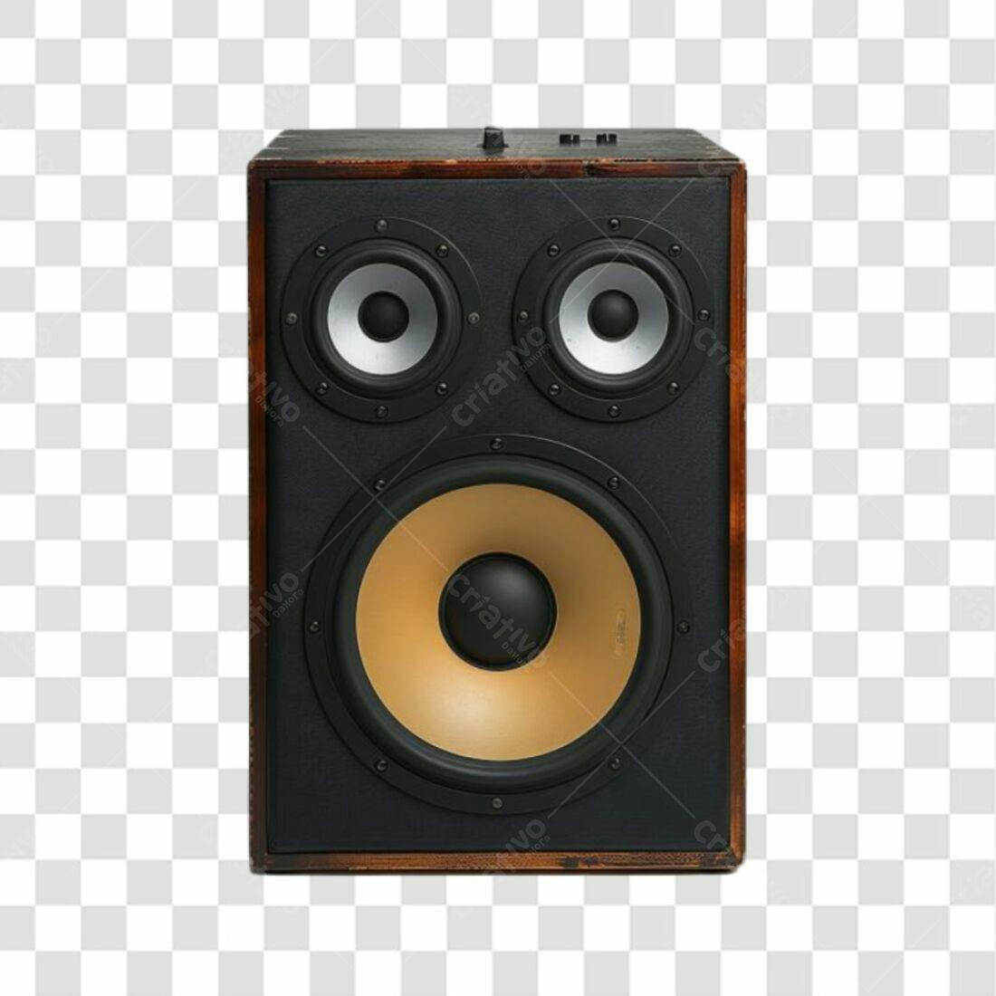 Icone Áudio Vintage PNG com fundo transparente