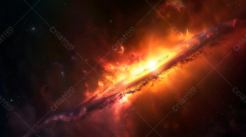 Textura de uma galáxia com uma variedade de estrelas e raios cósmicos 40