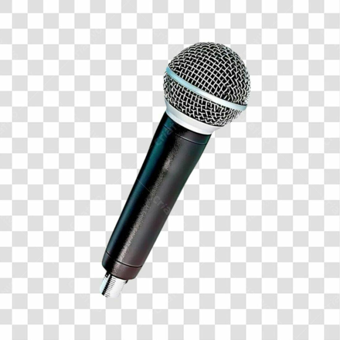 Icone Microfone PNG com fundo transparente