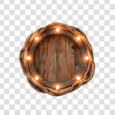 Circulo De Corda Com Luz 01