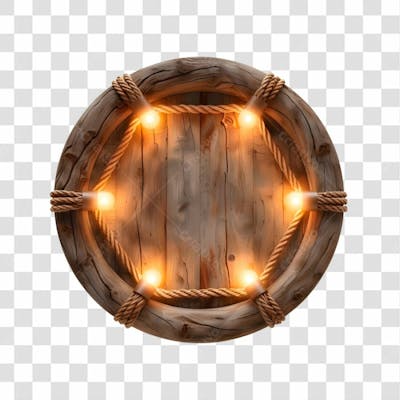 Circulo De Corda Com Luz 02