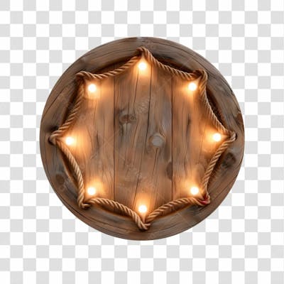 Circulo De Corda Com Luz 03