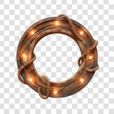 Circulo De Corda Com Luz 04
