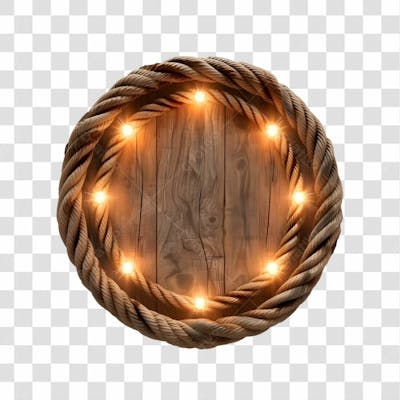 Circulo De Corda Com Luz 05