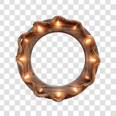 Circulo De Corda Com Luz 07