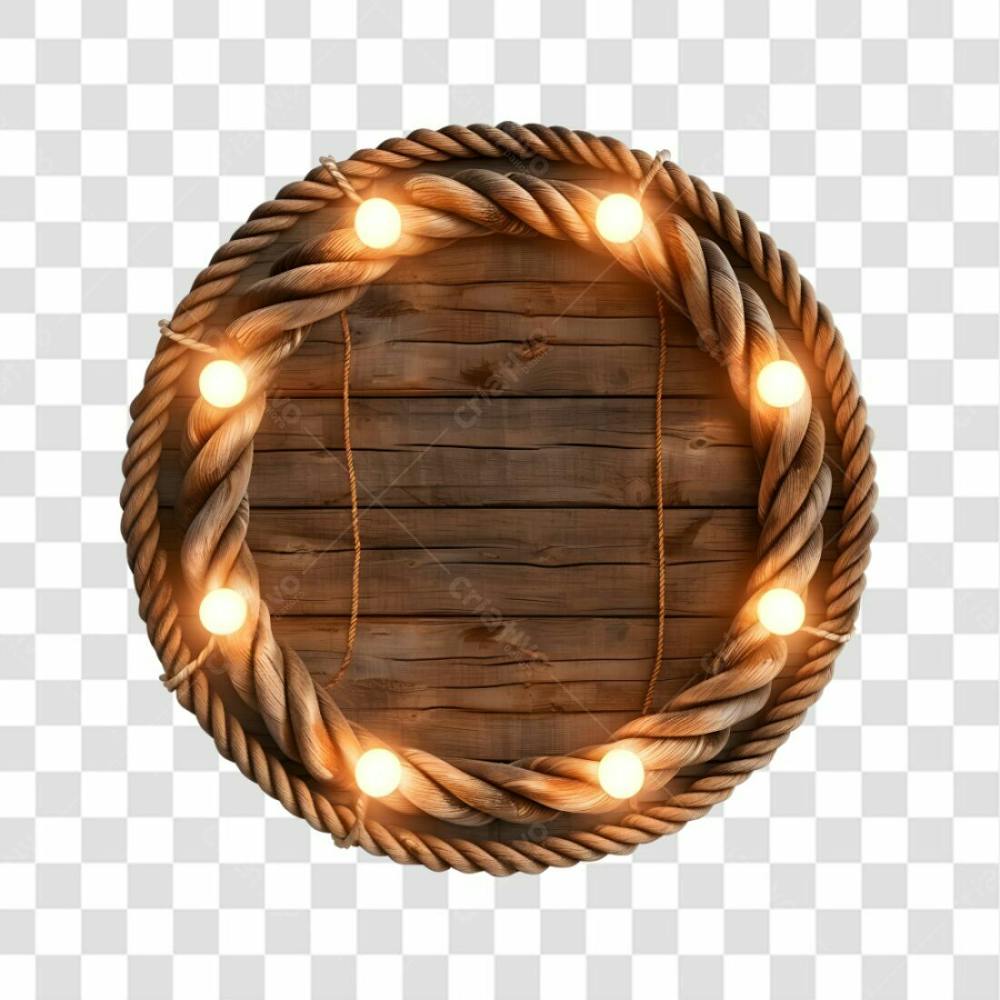 Circulo De Corda Com Luz 08