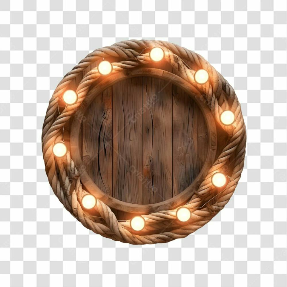 Circulo De Corda Com Luz 09