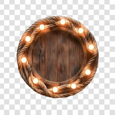 Circulo De Corda Com Luz 09